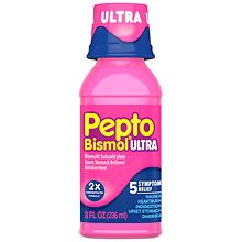 Pepto-Bismol Ultra Liquid, 5 Symptom Fast Relief Original | Walgreens