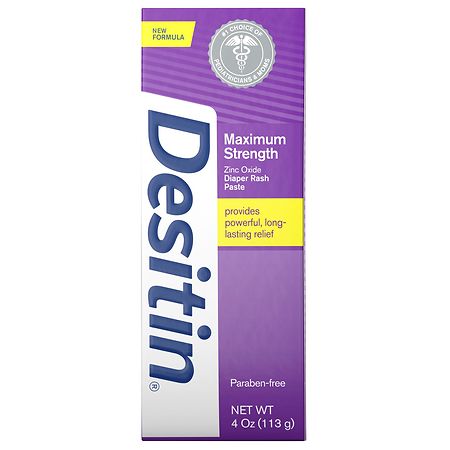 Desitin Maximum Strength Baby Diaper Rash Cream With Zinc Oxide