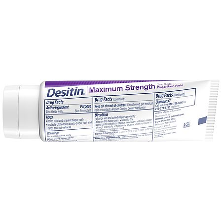 Desitin Maximum Strength Baby Diaper Rash Cream With Zinc Oxide