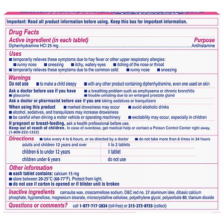 Benadryl Allergy Ultratabs