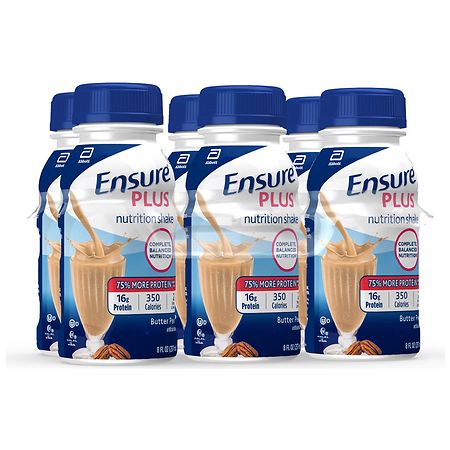 UPC 070074517872 product image for Ensure Nutrition Shake Butter Pecan - 8.0 fl oz x 6 pack | upcitemdb.com