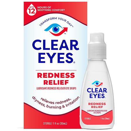 Clear Eyes Redness Relief Sterile Eye Drops - 0.2 Oz 