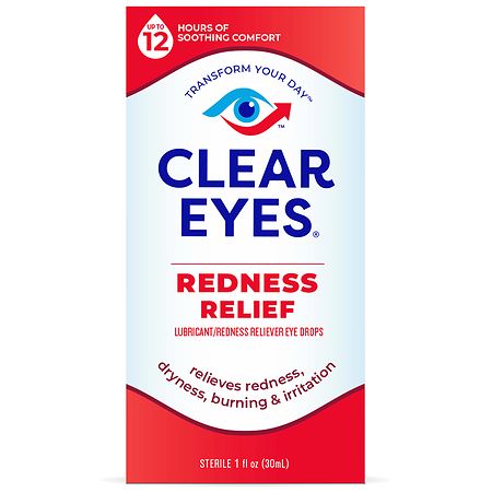 Clear Eyes Triple Action Lubricant Redness Relief Eye Drops