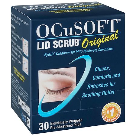 OCuSOFT Lid Scrub Pre-Moistened Pads Original Eyelid Cleanser