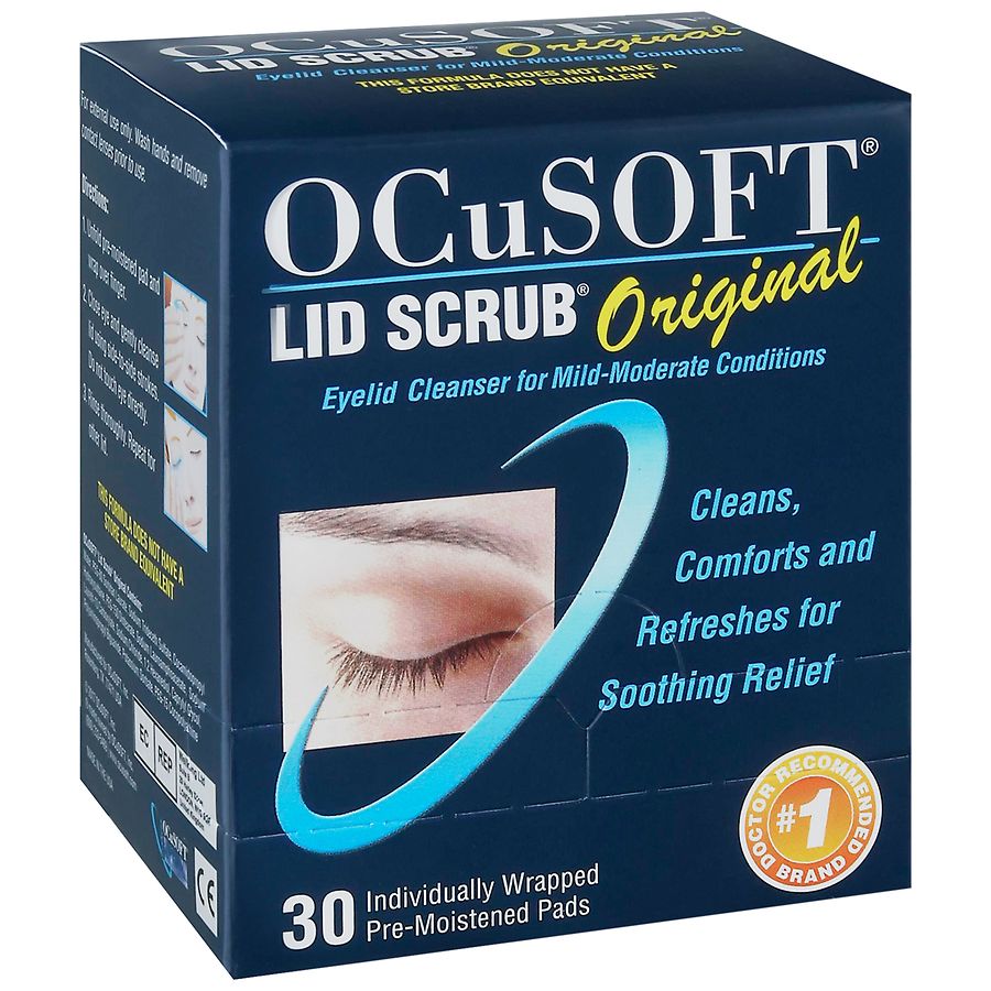 Photo 1 of Lid Scrub Pre-Moistened Pads Original Eyelid Cleanser