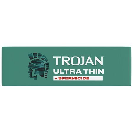 trojan ultra thin spermicidal lubricant condoms review Trojan Ultra Ribbed Lubricated Condoms 12 Count — Mountainside Medical