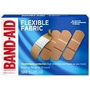 Band-Aid Flexible Fabric Adhesive Bandages All One Size