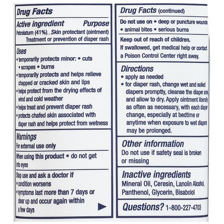 Aquaphor Advanced Therapy Healing Ointment Fragrance Free