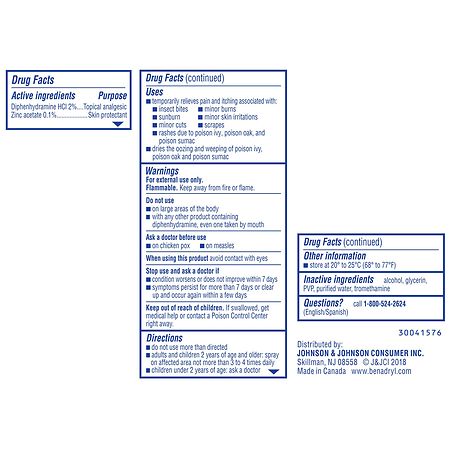 Benadryl Extra Strength Itch Cooling Spray