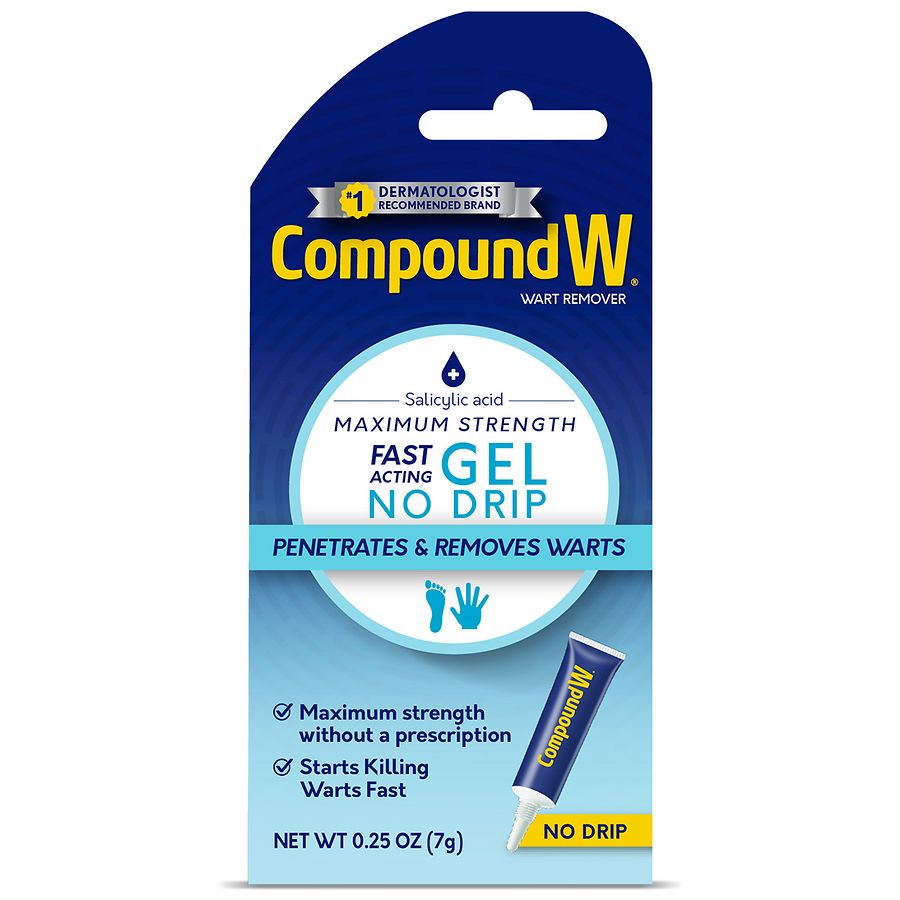 Compound W Maximum Strength One Step Plantar Wart Remover Foot Pads, 20  Count 