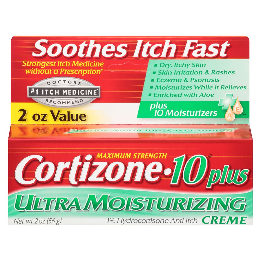 Cortizone 10 Maximum Strength Hydrocortisone Anti-Itch Cream Plus 10 Moisturizers