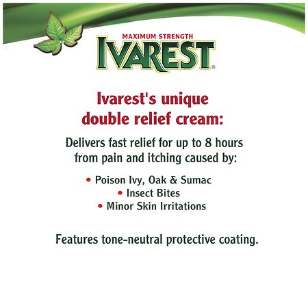 Ivarest Poison Ivy Itch Relief Cream