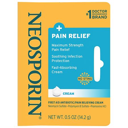 Neosporin + Pain Relief Dual Action First Aid Antibiotic Cream