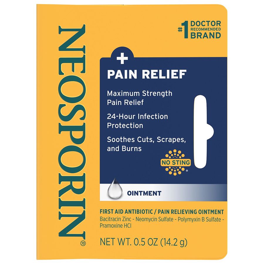 Neosporin + Pain Relief Dual Action Topical Antibiotic Ointment