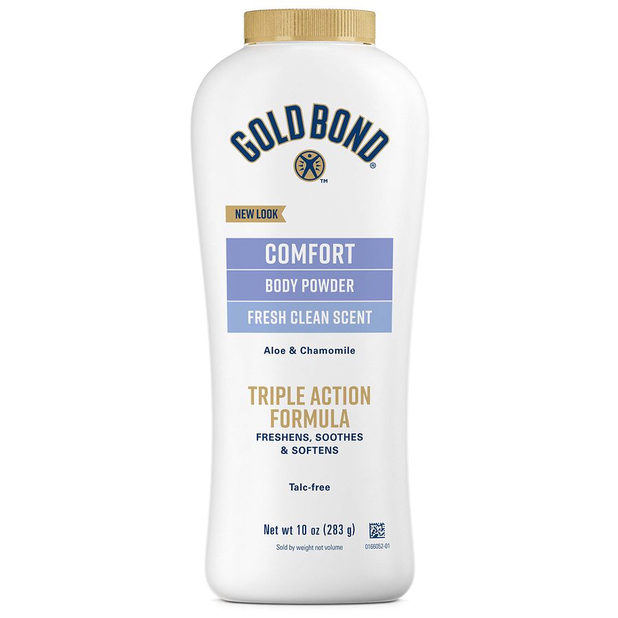  Gold Bond Ultimate Comfort Body Powder 10 oz. (Pack of 3),  Talc-Free Formula with Aloe & Chamomile : Everything Else
