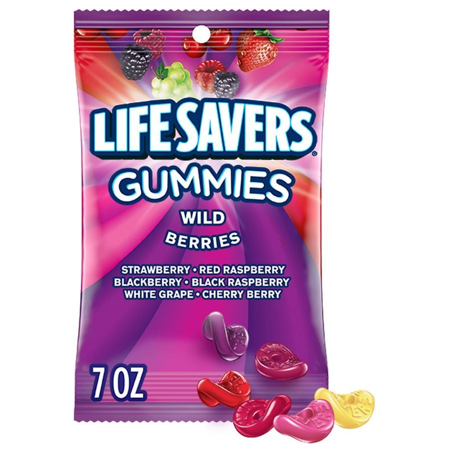 LifeSavers Gummies Peg Bag Wild Berry