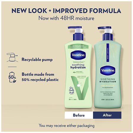 Vaseline Soothing Hydration Body Lotion Aloe Soothe | Walgreens