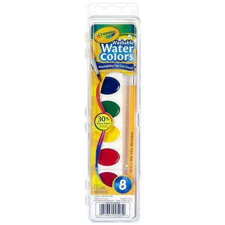 Crayola Washable Watercolor Paint Set Assorted Colors