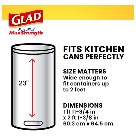 Hefty Ultra Strong Tall Kitchen Trash Bags, Blackout, Unscented, 13 Gallon,  40 Count - Yahoo Shopping