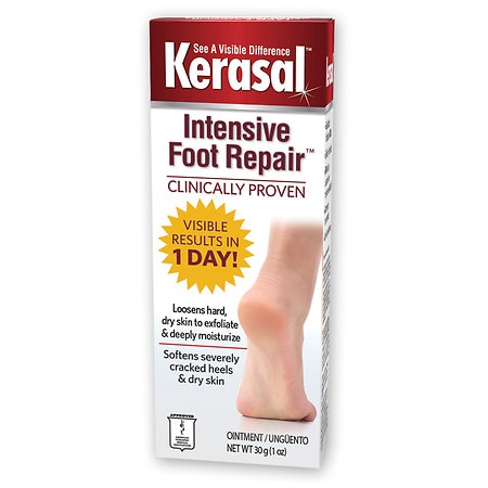 Kerasal Intensive Foot Repair Skin Healing Ointment for Cracked Heels and Dry Feet