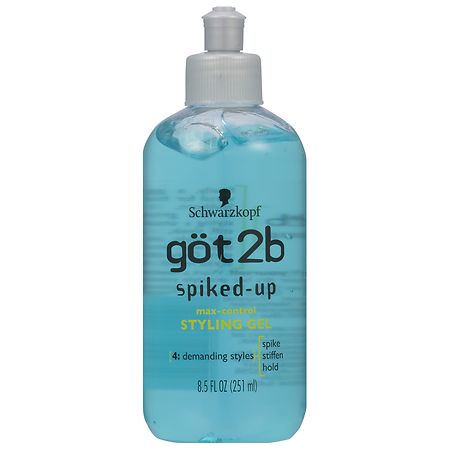 Got2b Spiked Up Styling Hair Gel, Max Control