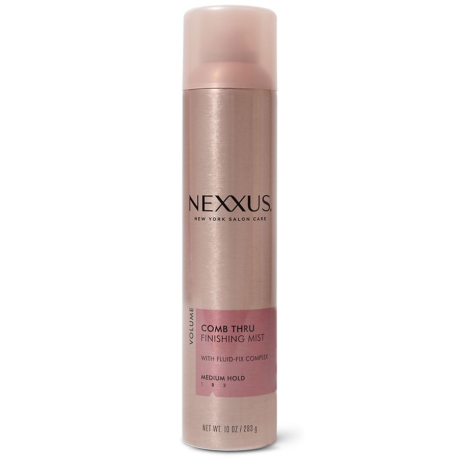 Photo 2 of 2 Count Nexxus Hair Product Bundle: 1 Count Control Maximum Hold Finishing Mist Hair Spray Strong Hold 10 oz |  Comb Thru Finishing Mist Hair Spray, Hair Spray for Volume, Medium Hold Hair Shine Spray 10 oz