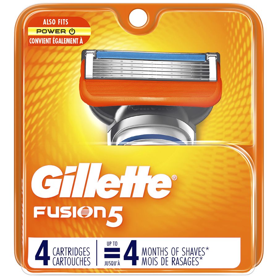 Gillette5 Mens Razor Blade Refills, 12 Count, Lubrastrip for a