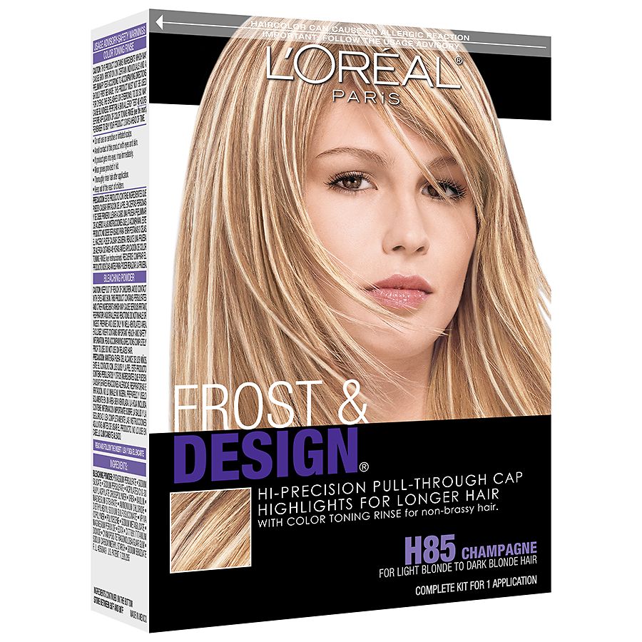 LOreal Paris Frost & Design Cap Hair Highlights For Long Hair, H85  Champagne | Walgreens