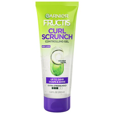 Garnier Fructis Style Curl Scrunch Controlling Gel with Coconut Water, For Curly Hair