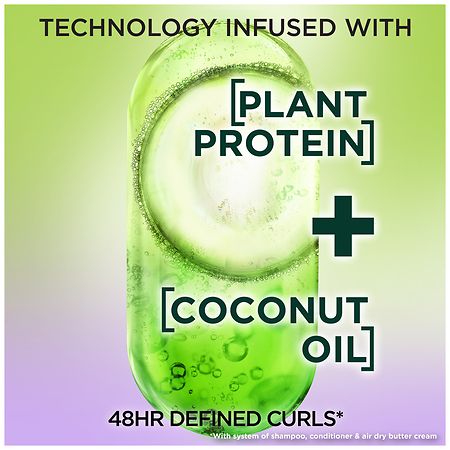 Garnier Fructis Style Curl Scrunch Controlling Gel with Coconut Water, For  Curly Hair