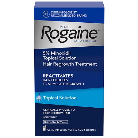 Vær stille Blive kold forklare Rogaine Men's Extra Strength 5% Minoxidil Solution Unspecified, 1 Month  Supply | Walgreens