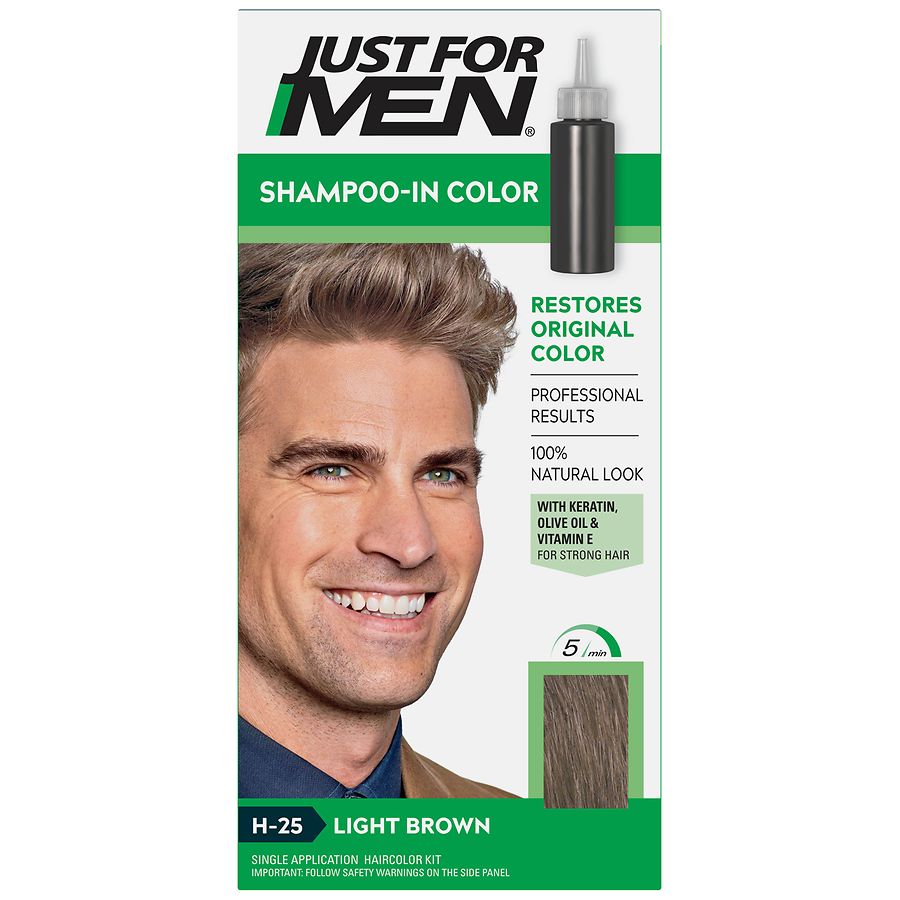 Just For Men Shampoo-In Color, Light Brown H-25