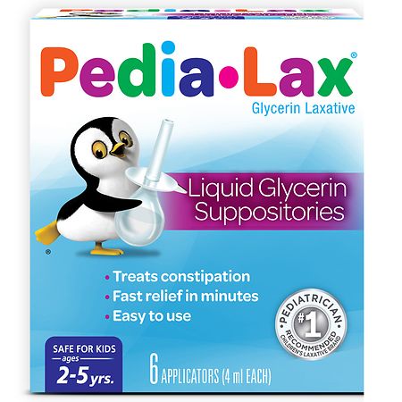 Fleet Children's Pedia-Lax Liquid Glycerin Laxative Suppositories