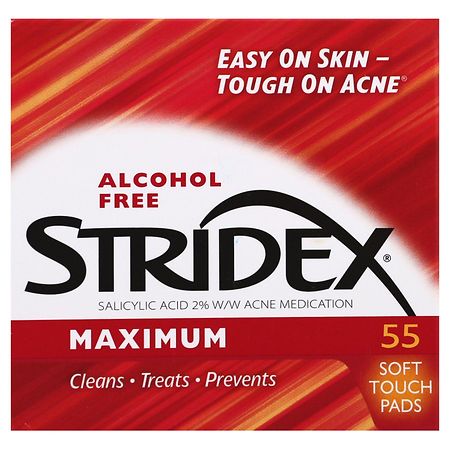 Stridex Daily Care Acne Pads with Salicylic Acid, Maximum Strength
