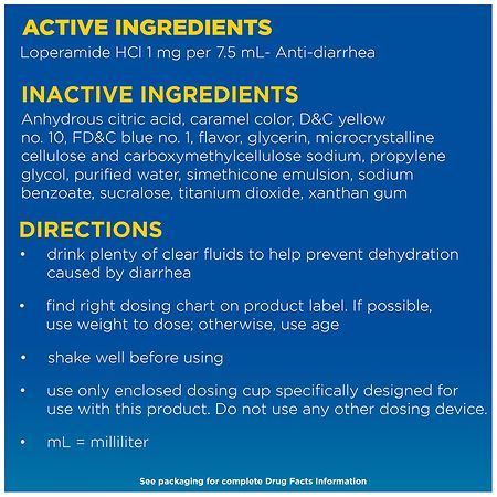 Imodium A-D Liquid Anti-Diarrheal Medicine For Kids Mint