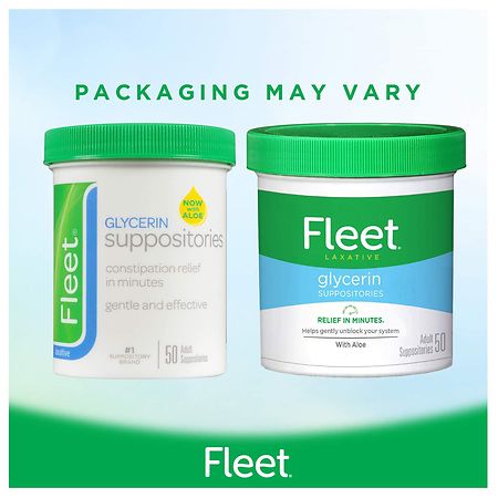 Fleet Liquid Glycerin Suppositories for Constipation Relief 4 Count —  Mountainside Medical Equipment