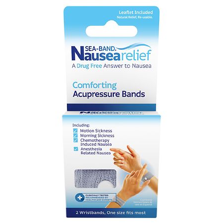 Sea-Band Acupressure Nausea Relief Wrist Bands
