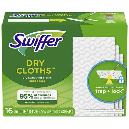 Swiffer Sweeper Dry Multi-Surface Sweeping Cloth Refills Unscented