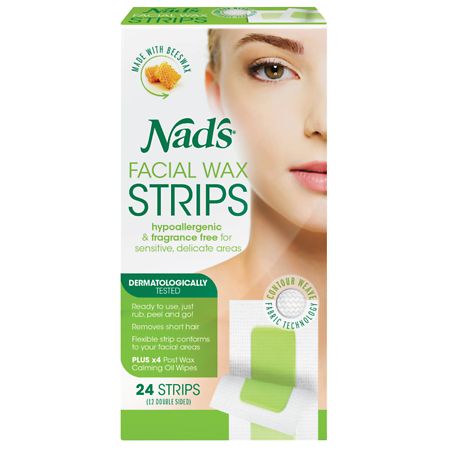 Nad's Facial Wax Strips