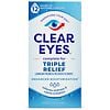Clear Eyes Triple Action Lubricant Redness Relief Eye Drops-0