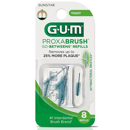 GUM Go-Betweens Tight Proxabrush Cleaners Interdental Brushes - 10