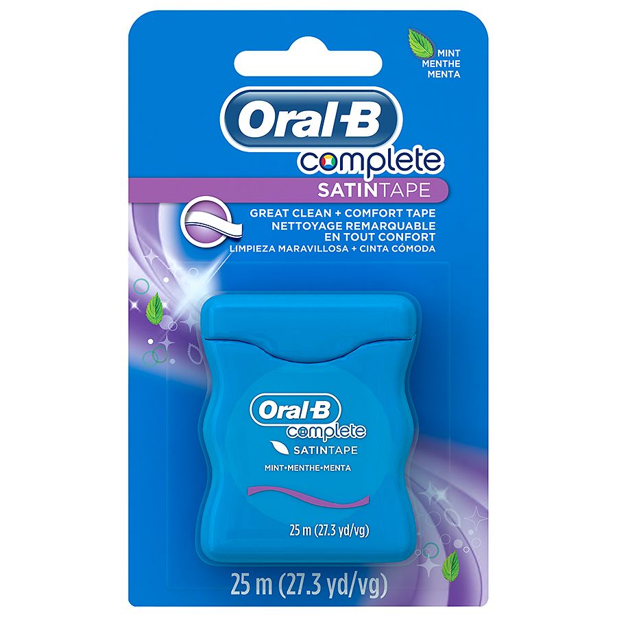 Oral-B Complete Satin Tape Floss Mint