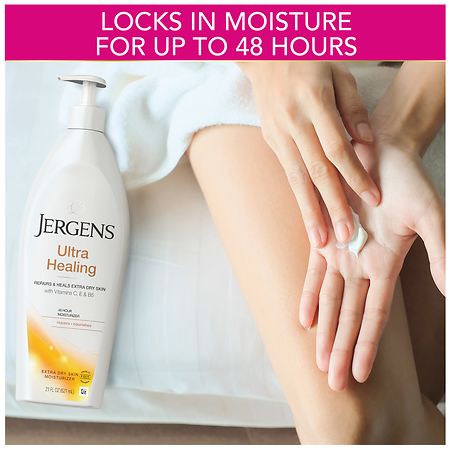 Jergens Ultra Healing Extra Dry Skin Moisturizer Unscented Walgreens