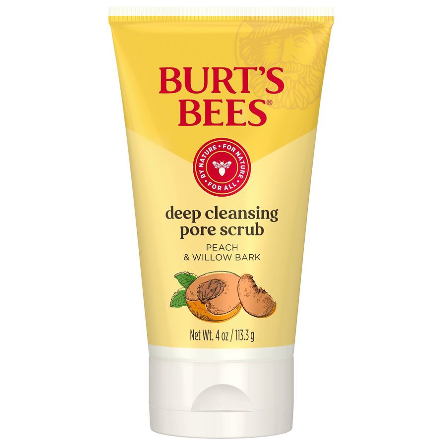 Burt's Bees Deep Cleansing Pore Scrub with Peach and Willow Bark