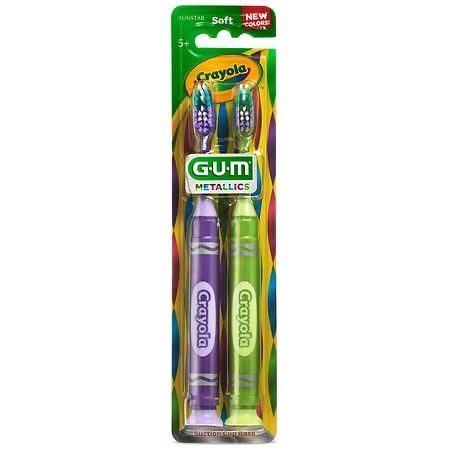G-U-M Crayola Metallic Marker Toothbrush Multi