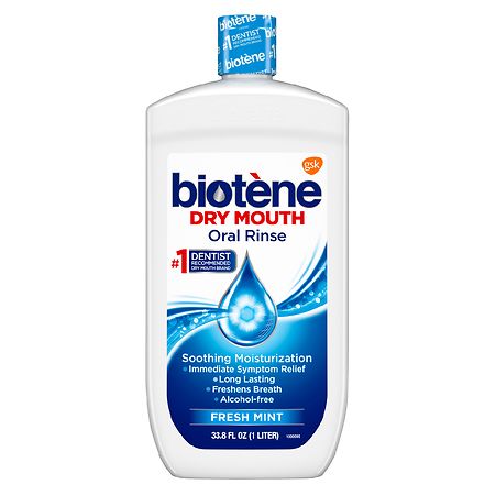 Biotene Moisturizing Oral Rinse Mouthwash Fresh Mint