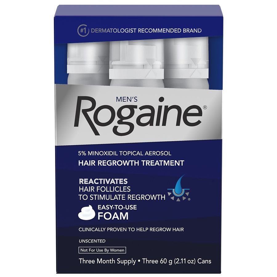Wholesale Retailer Mens Foam Rogaine 3 Month Treatment Msrp 77