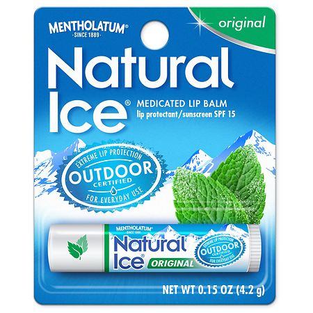 Natural Ice Medicated Lip Protectant/ Sunscreen SPF 15 Original, Original