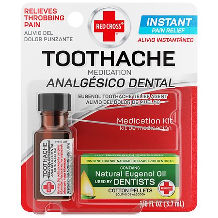 Red Cross Toothache Complete Medication Kit