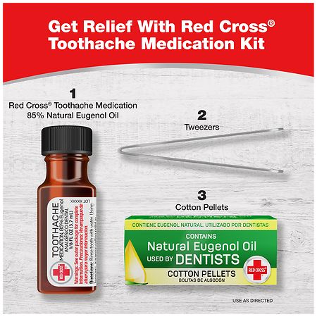 Toothached Drops Toothache Medicine CVS Toothache & Gum Pain Relief Liquid Double